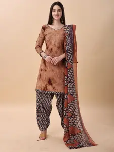 Rajnandini Abstract Printed Pure Cotton Unstitched Dress Material