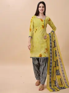 Rajnandini Abstract Printed Pure Cotton Unstitched Dress Material