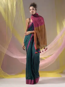 Charukriti Embellished Sequinned Pure Cotton Saree