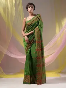 Charukriti  Woven Design Pure Cotton Saree