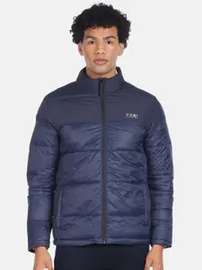 Flying Machine Men Stand Collar Puffer Jacket