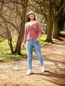 Sztori Women Plus Size Skinny Fit Jeans