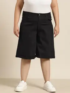 Sztori Women Plus Size Denim Shorts