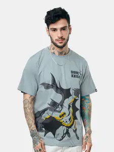 The Souled Store Men Batman Printed Pure Cotton T-shirt