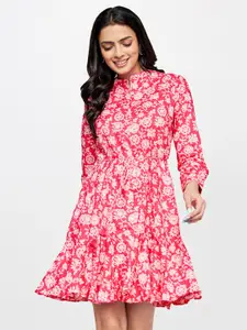 Global Desi Floral Pure Cotton Dress