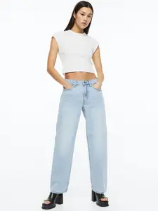 H&M Women 90s Baggy Low Jeans