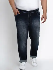 John Pride Men Plus Size Comfort Fit Heavy Fade Stretchable Jeans