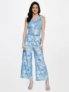 AND Women Floral Printed Top with Palazzos