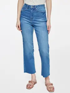 AND Women Straight Fit Heavy Fade Jeans