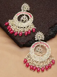 Shining Diva Women Gold-Plated Classic Chandbalis Earrings