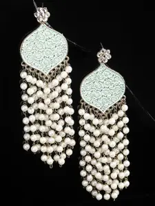 Shining Diva Women Gold-Plated Classic Drop Earrings