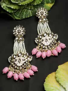 Shining Diva Gold Plated Classic Drop Earrings