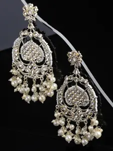 Shining Diva Women Gold-Plated Classic Drop Earrings