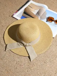 ToniQ Women Knitted Scarf  Beach Sun Hat