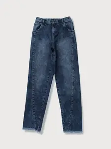 Gini and Jony Girls Heavy Fade Frayed Denim jeans