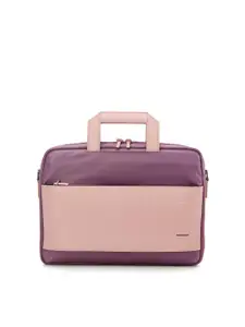 MOKOBARA Colourblocked Water Resistant Light Weight Briefcase Laptop Bag