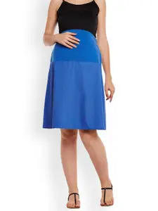 Oxolloxo Blue Maternity Skirt