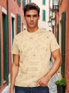 Wrangler Men Typography Printed Cotton T-shirt