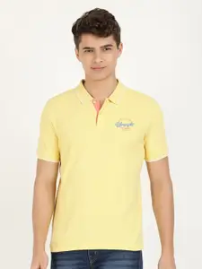 Wrangler Men Polo Collar Cotton T-shirt