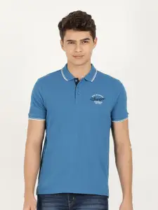 Wrangler Men Polo Collar Cotton T-shirt