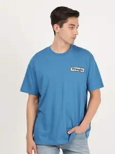 Wrangler Men Extended Sleeves Relaxed Fit Cotton T-shirt