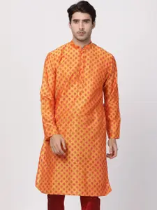 VASTRAMAY Men Ethnic Motifs Printed Straight Kurta