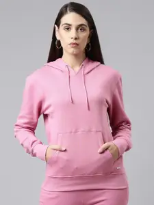 TWIN BIRDS Women Hooded Cotton Sweatshirt