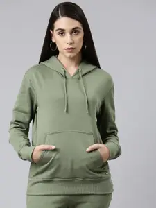 TWIN BIRDS Women Hooded Cotton Sweatshirt