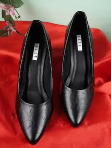 ELLE Women Pointed Toe Block Pumps