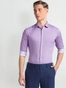 Arrow Men Micro Print Slim Fit Cotton Formal Shirt