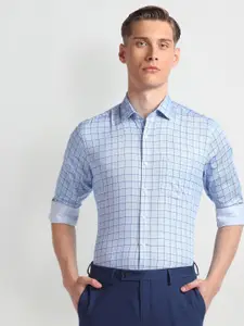 Arrow Tartan Check Slim Fit Formal Shirt