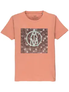 Status Quo Boys Graphic Printed Round Neck Cotton T-shirt