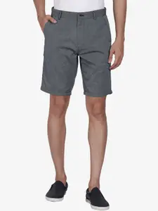 t-base Men Cotton Checked Shorts