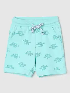 max Infants Boys Conversational Printed Cotton Shorts