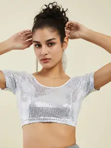 Soch Women Embellished Padded Cotton Blouse