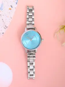 Voylla Women Printed Dial & Stainless Steel Bracelet Style Straps Analogue Watch 8905124490046