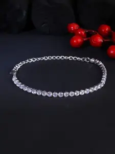 Adwitiya Collection Women Silver-Plated Armlet Bracelet