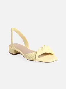 ALDO Women Textured Open Toe Flats
