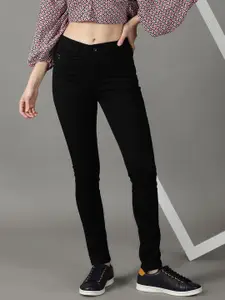SHOWOFF Women Slim Fit High-Rise Acid Wash Stretchable Jeans