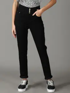 SHOWOFF Women Slim Fit High-Rise Stretchable Cotton Jeans