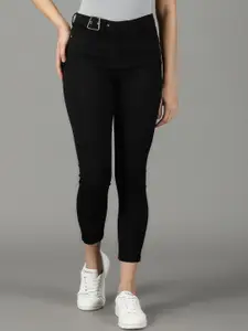 SHOWOFF Women Slim Fit High-Rise Stretchable Cotton Jeans