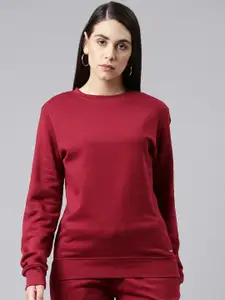 TWIN BIRDS Women Cotton Sweatshirt