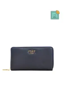 Eske Women  Leather Zip Around Wallet