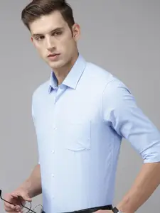 Arrow Pure Cotton Textured Original Slim Fit Opaque Formal Shirt