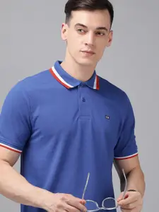 Arrow Men Solid Short Sleeves Polo Collar T-shirt