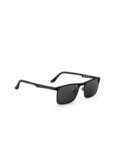 ROYAL SON Men Rectangle Sunglasses with Polarised and UV Protected Lens CHI00130-C1