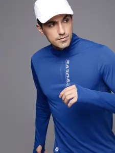 WROGN ACTIVE Men Dry Pro Henley Neck Slim Fit Sports T-shirt