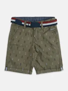 Pantaloons Junior Boys Printed Chinos Shorts