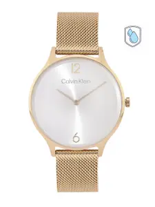 Calvin Klein Women Timeless Mesh Stainless Steel Bracelet Style Analogue Watch 25200003