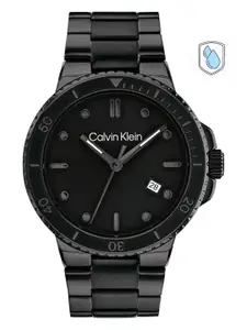 Calvin Klein Men Sport 3Hd Bracelet Style Chronograph Analogue Watch 25200205-Black